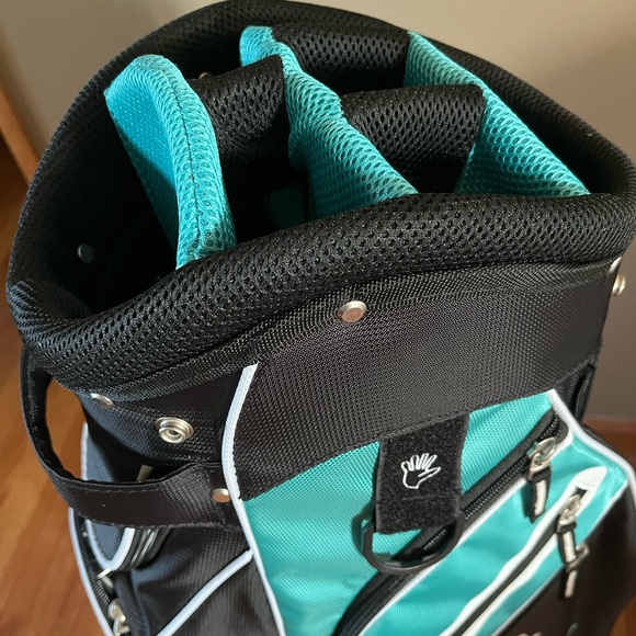 NEW Tour Edge golf bag. Teal and black - Picture 2 of 5